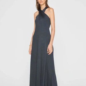 FOR SALE TO BEST OFFER: Club Monaco High Neck Halter Dress - Dark Green